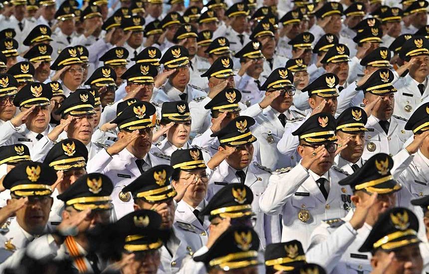Prabowo Lantik 961 Kepala Daerah
