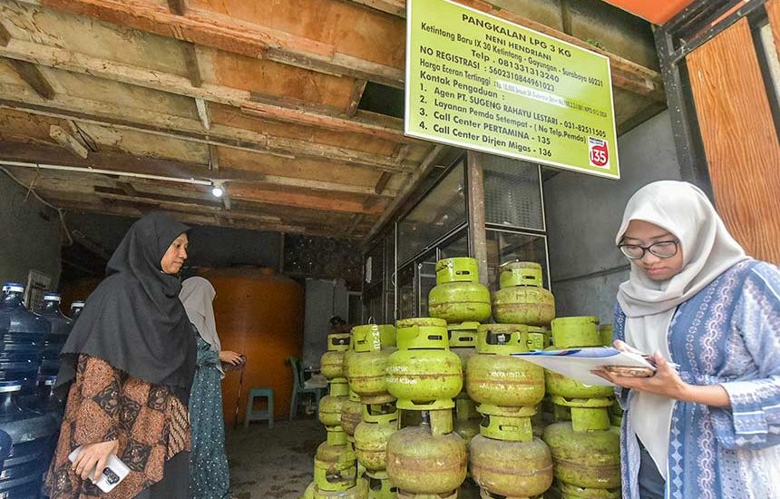 Stok LPG 3Kg di Surabaya Aman