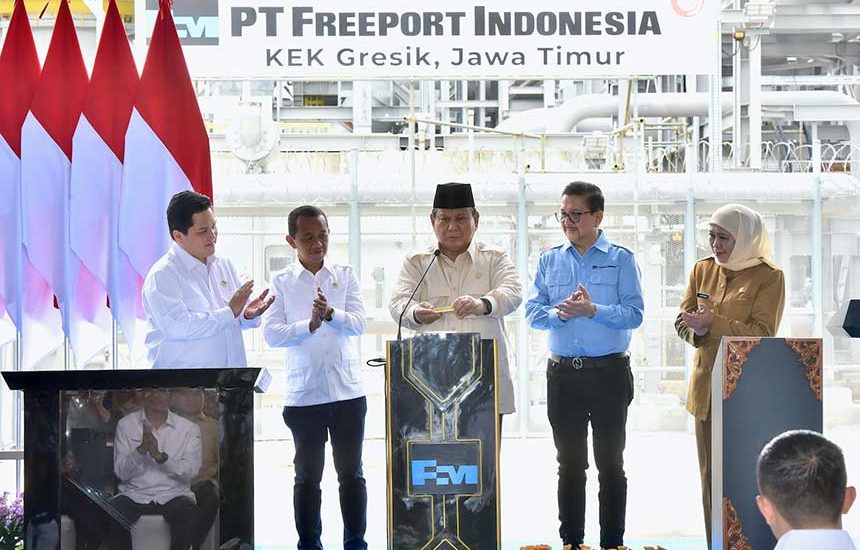Smelter Logam Mulia Terbesar di Dunia Diresmikan