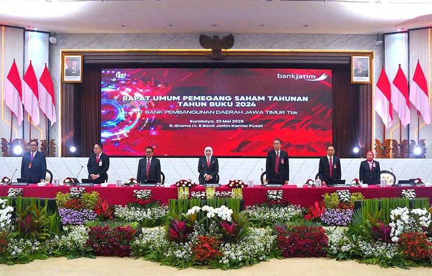 Bank Jatim Bagi Dividen Rp 821M dan Ganti Pengurus