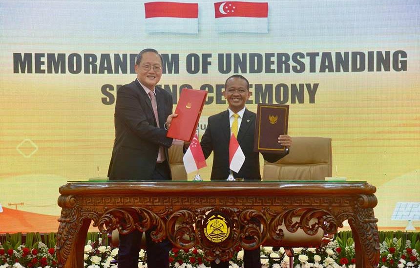 Indonesia–Singapura Garap Energi Hijau