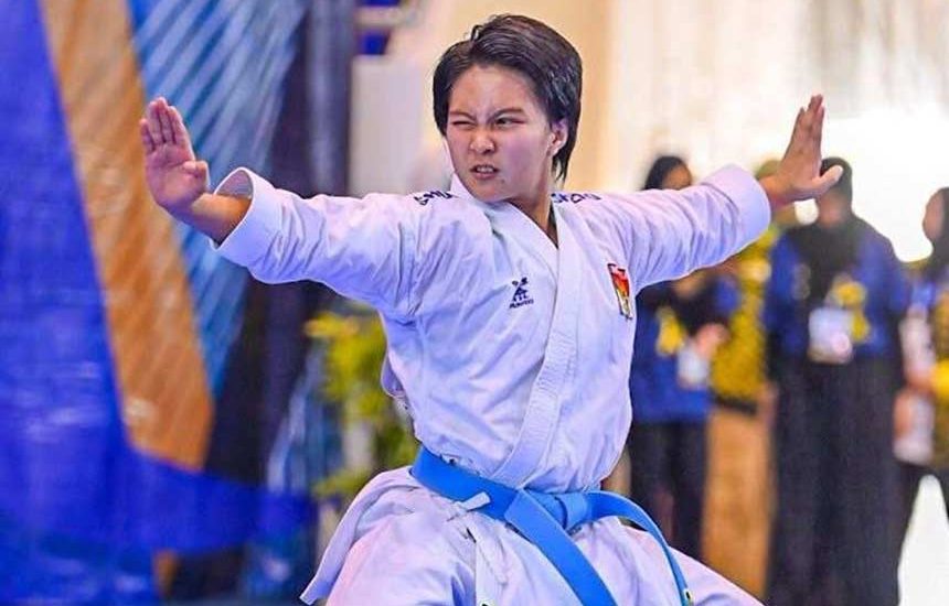 Karateka Zaskia Raih Emas di Brunai