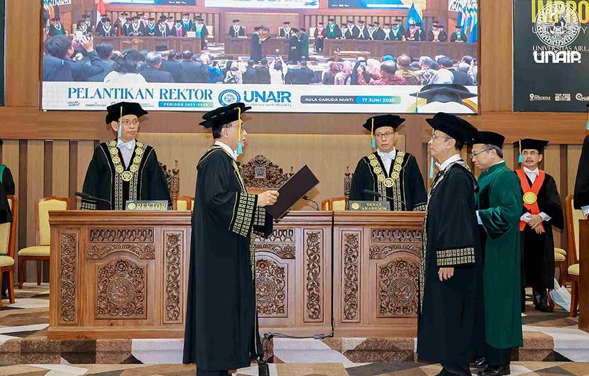Prof Dr Muhammad Madyan, Rektor Unair ke-14 Dilantik