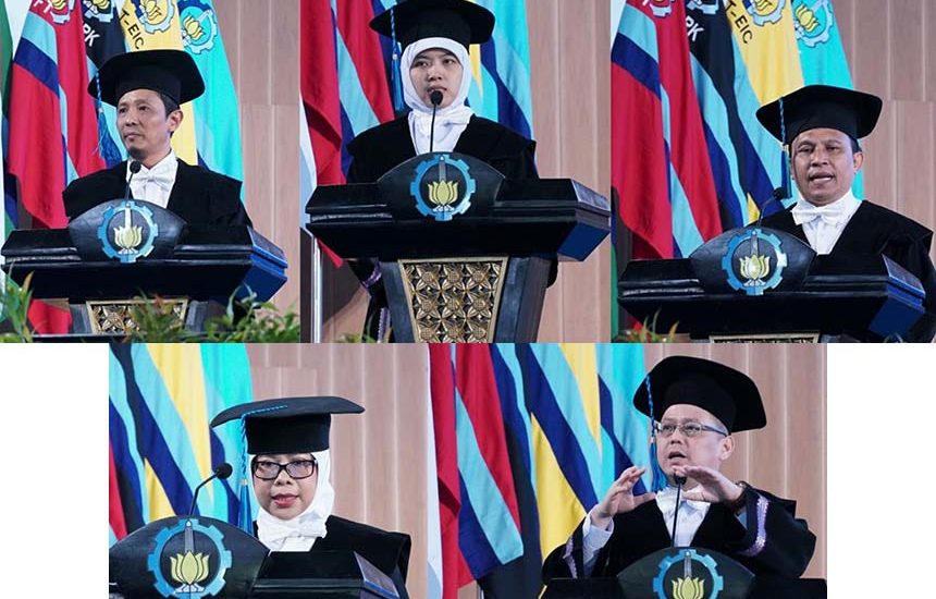 ITS Kukuhkan Lagi Lima Profesor