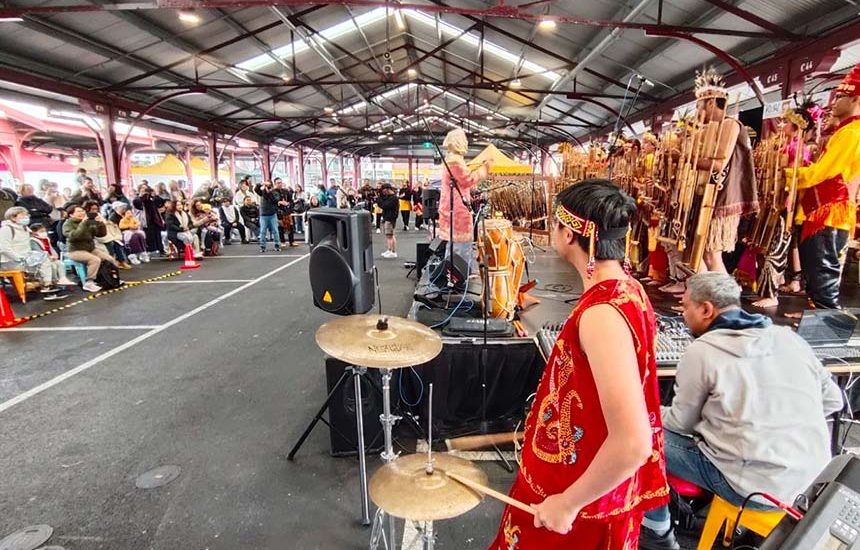 Angklung Meriahkan Festival Kuliner di Melbourne