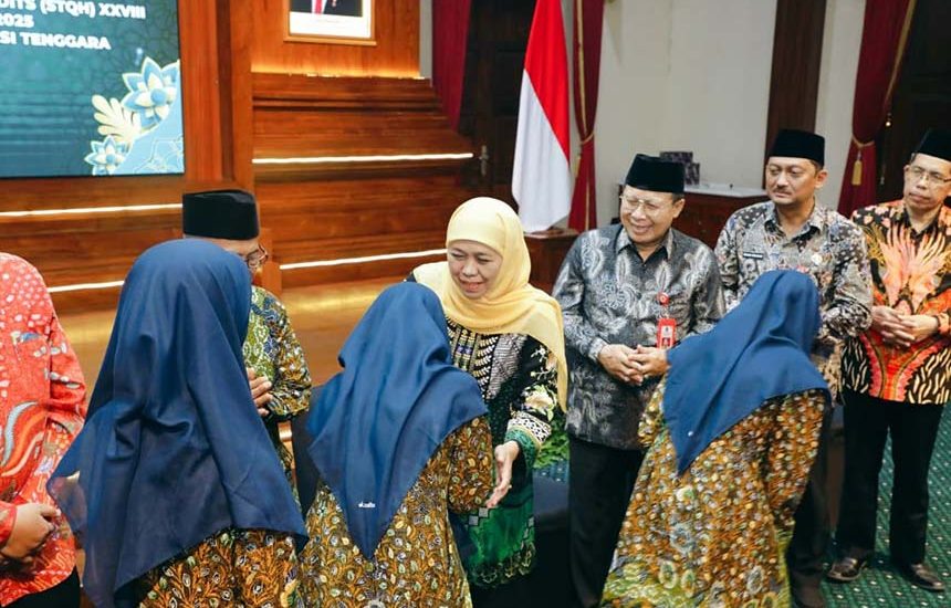 Khofifah Lepas Kafilah STQHN Jatim