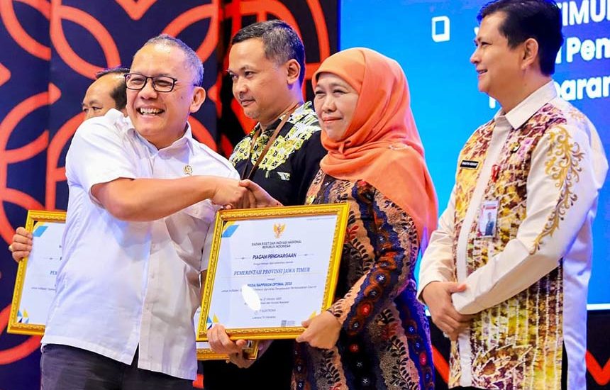 Pemprov Jatim Raih Penghargaan BRIN