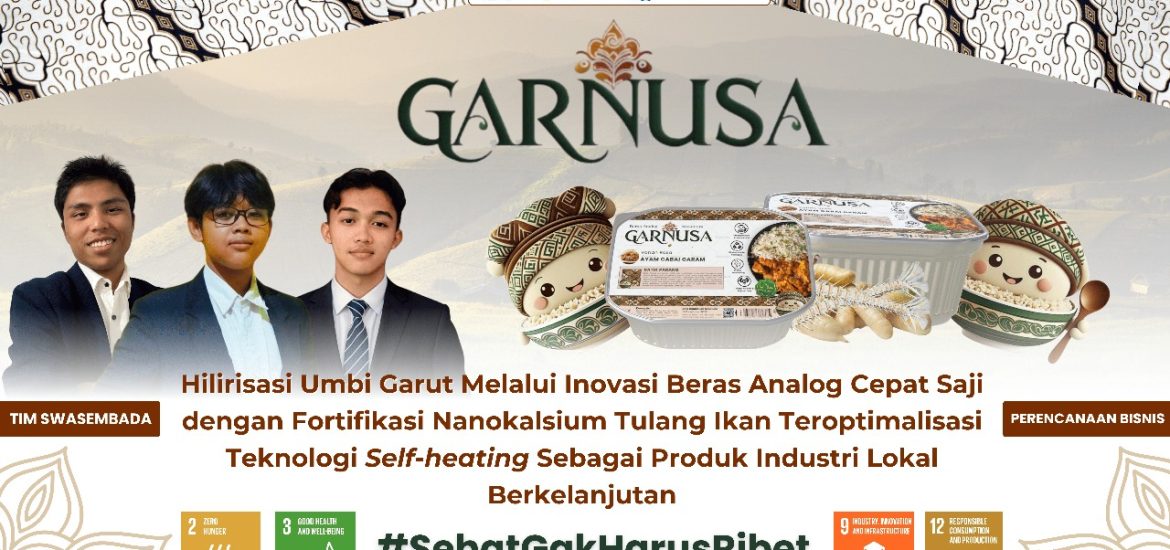 Beras dari Umbi Garut dan Tulang Ikan