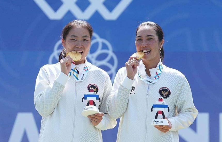 Ganda Putri Tenis Aldila/Janice Raih Emas SEA Games