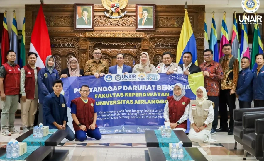 UNAIR Perkuat Pengabdian Sosial, Kirim Relawan Keperawatan ke Lokasi Bencana Aceh Tamiang