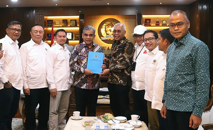 Di Hadapan PWI, Ahmad Muzani: Hati Saya Masih Wartawan