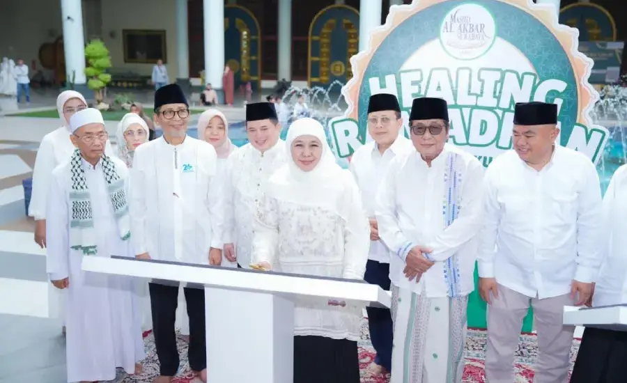 Megengan 1447 H di Masjid Al Akbar, Khofifah Tekankan Harmoni dan Kepedulian Sosial