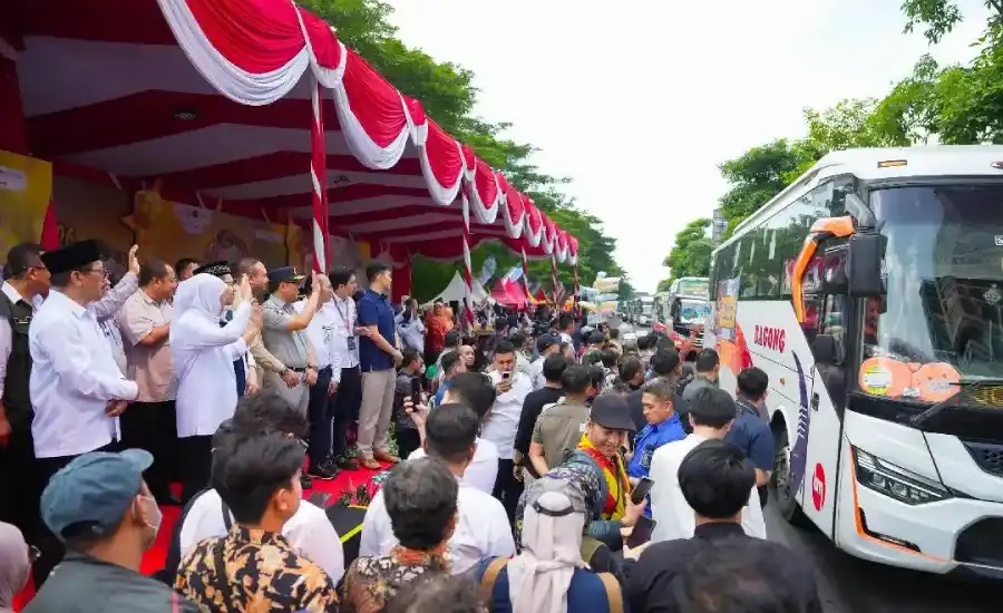 Mudik Gratis 2026: Gubernur Khofifah Berangkatkan Ribuan Warga Jatim, Utamakan Keselamatan dan Akses Terjangkau