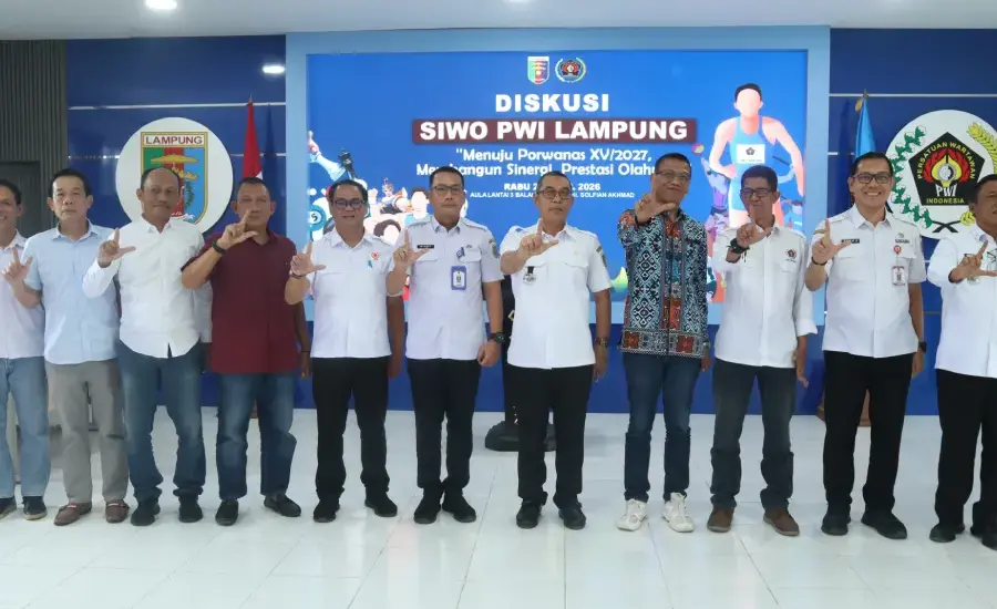Gelar Diskusi Olahraga, SIWO PWI Lampung Matangkan Kesiapan Porwanas 2027