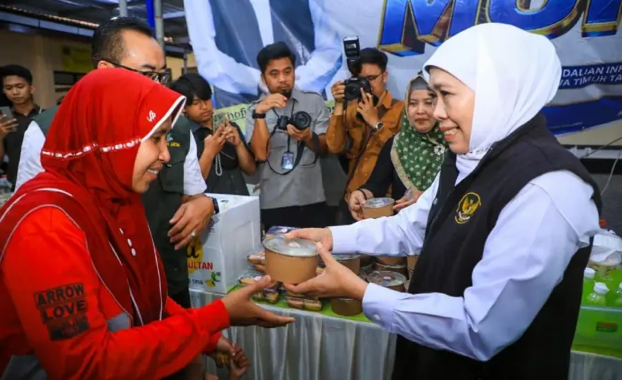 Pasar Murah ke-59 Digelar di Sidoarjo, Khofifah Tekankan Stabilitas Harga Pangan di Tengah Tekanan Global