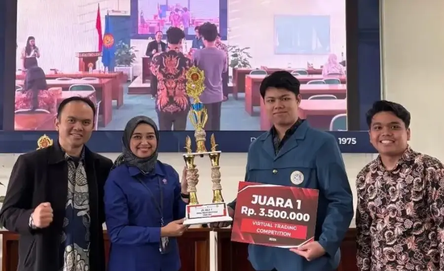 Mahasiswa UNAIR Juara Kompetisi Saham Nasional 2026, Strategi Analisis Data Jadi Kunci Kemenangan