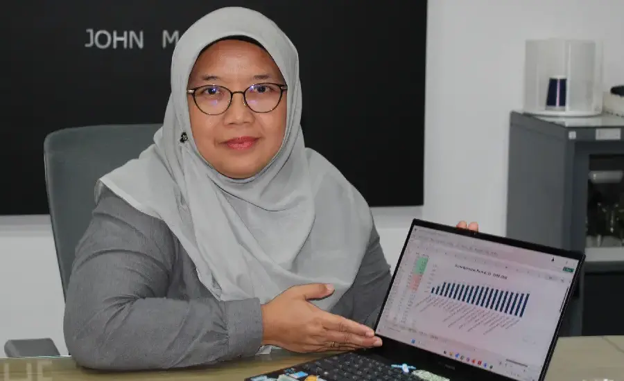 ITS Terima 2.468 Mahasiswa Baru Jalur SNBT 2026, Peminat Tembus 32 Ribu Peserta Kepala Subdirektorat Admisi dan Promosi Direktorat Pendidikan Sarjana dan Pascasarjana ITS Nani Kurniati ST MT PhD memaparkan grafik tingkat keketatan program studi di ITS pada jalur SNBT 2026