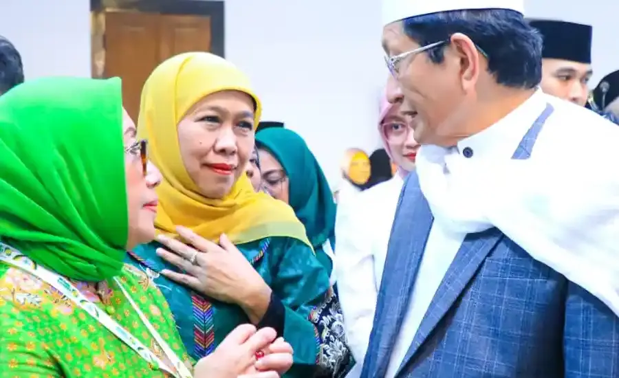 Gubernur Khofifah Hadiri Pembukaan Munas-Konbes NU 2026 di Kediri, Rais Aam Soroti Jihad dan Ijtihad Kepemimpinan Gubernur Khofifah saat menghadiri pembukaan Munas-Konbes NU 2026 di Kediri