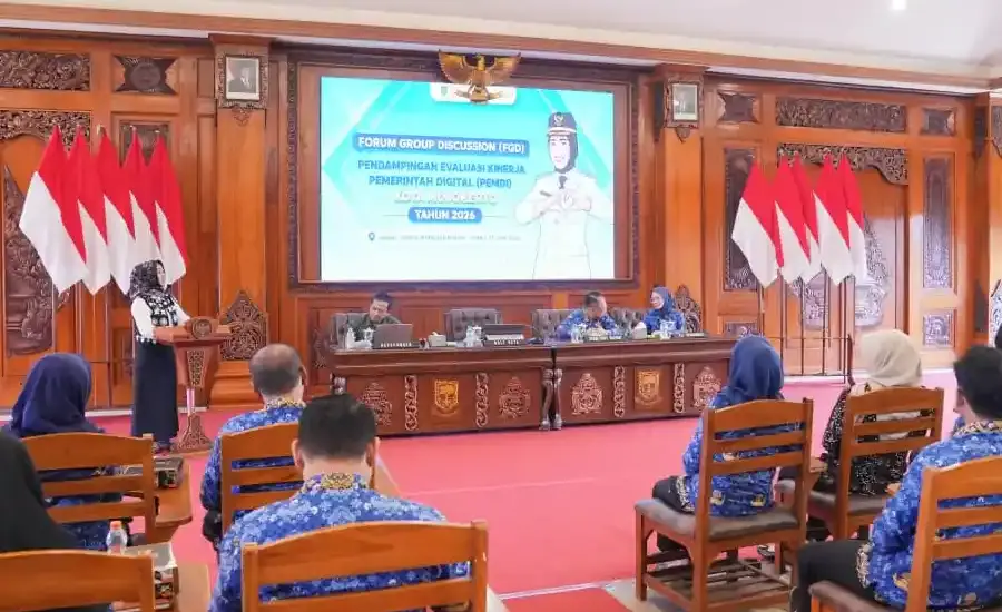 Pemkot Mojokerto Percepat Transformasi Pemerintah Digital, Seluruh OPD Diminta Terintegrasi Pemkot Mojokerto memperkuat transformasi pemerintah digital dengan mendorong integrasi layanan dan kolaborasi seluruh OPD.