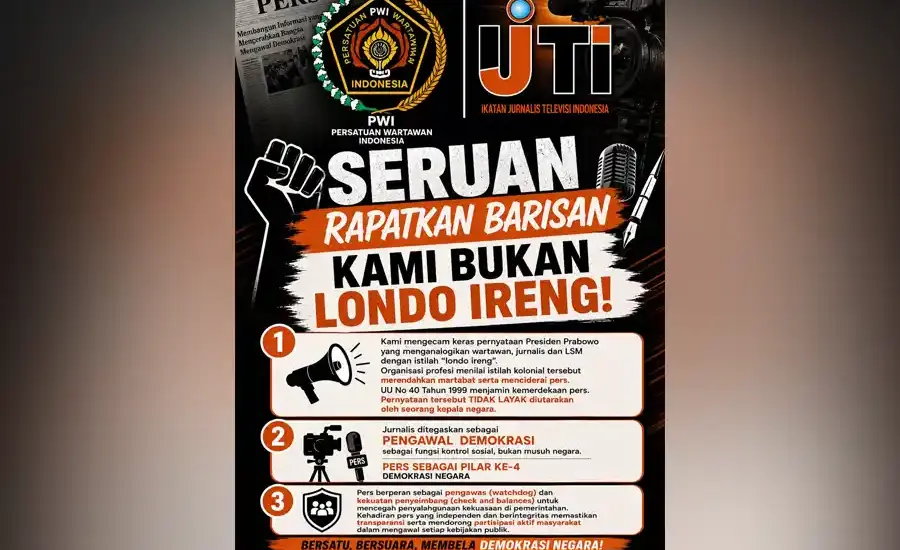 PWI dan IJTI Nganjuk Tolak Istilah ‘Londo Ireng’, Tegaskan Pers Pilar Demokrasi